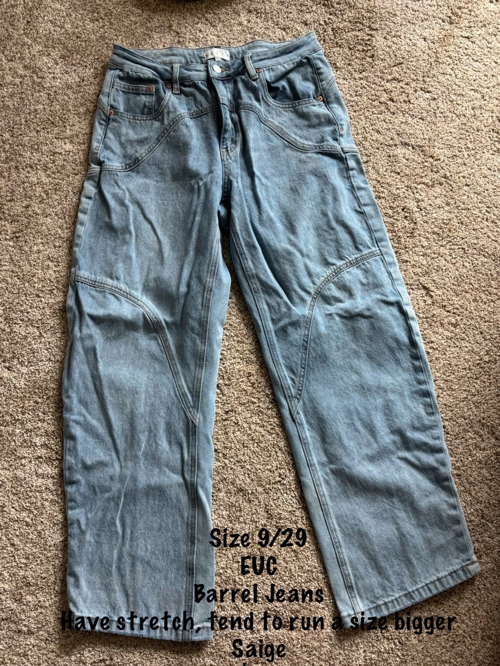 Saige Barrel Jeans